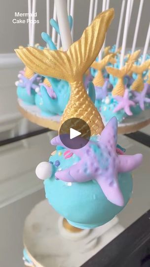 411K views · 5.2K reactions | Mermaid cake pops #cake #cakedecorating #cakes #birthdaycake #chocolate #food #dessert #cakesofinstagram #birthday #cakedesign #instafood #baking #foodporn #yummy #cakestagram #homemade #love #sweet #instacake #bakery #cupcakes | Cake By Crystal | Cake By Crystal · Original audio Mermaid Cake Pops, Bakery Cupcakes, Mermaid Ideas, Cake Pop Designs, Pops Cake, Cap Cake, Mermaid Cupcakes, Crystal Cake, Chocolate Food