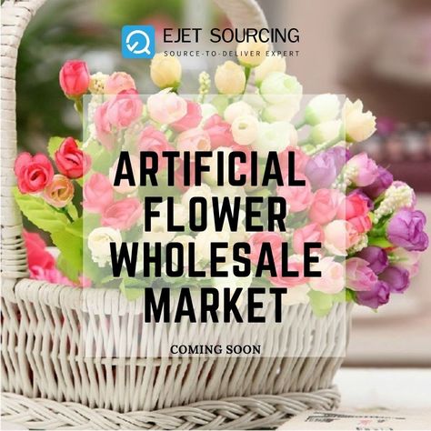 Are you looking for a wholesale market related to artificial flowers? A coming soon video will include some significant information about the artificial flowers wholesale market. We will show you what you need to know. Click on the picture, and subscribe to our YouTube channel, to be notified when the video is live. #artificial #flower #wholesale #market #yiwu #china #cheap #plants #sourcing#buy #import #futian #home #decoration #price #factory #suppliers #decor #decoration #flowers #fancy Coming Soon Video, Soon Video, Cheap Plants, Decoration Flowers, Wholesale Flowers, Business Plan, Business Planning, Artificial Flowers, Home Decoration