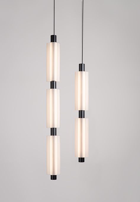 lighting // Studio Sebastian Herkner Sebastian Herkner, Pendant Lighting Bedroom, Modern Pendant Lamps, Dining Lighting, Led Pendant Lights, Modern Pendant, Modular Design, Dining Room Lighting, Room Lights