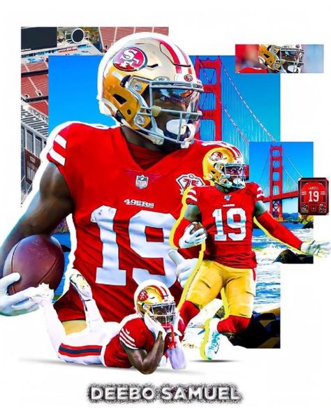 Debo Samuel 49ers Wallpaper, Deebo Samuel Wallpaper, 49ers Wallpaper, 49ers Nation, Sf Niners, 49ers Pictures, Deebo Samuel, Football Room, Nfl Art