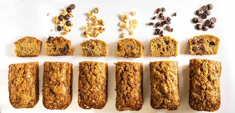 Zucchini bread mini loaves (6 flavor variations) Mini Zucchini Bread Loaves, Mini Zucchini Bread, Zucchini Loaf, Freezing Zucchini, Zucchini Bread Healthy, Ginger Chocolate, Mini Loaves, Bread Loaves, List Of Spices