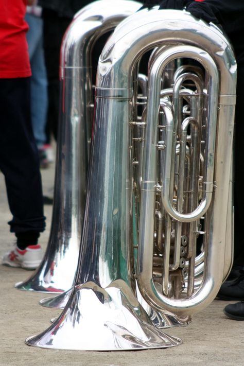 Marching Tuba, photo by Yoshie Ohtsuka Tuba Aesthetic, Tuba Music, Aesthetic Wallpapers, Band, Music, Christmas, Quick Saves