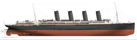 Rms Lusitania, Rms Mauretania, Ocean Liner, Steam Boats, Paint Schemes, Design Planning, Titanic, Style Dress, Boats