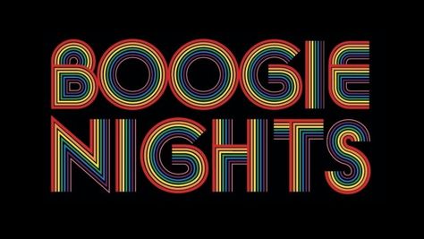 Boogie Nights 1970s Party Theme, Malt Shop, Empire Logo, Wedding Typography, Office Wall Design, Party Layout, Boogie Nights, Yearbook Themes, Mr. Love