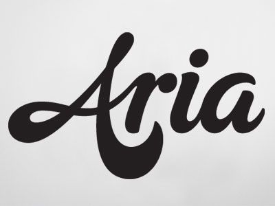 Aria - by Rob Clarke, #typography #script 3d Book, Logo Creator, Type Treatments, Free Script Fonts, Typography Graphic, Creative Fonts, Baby Tattoos, Types Of Lettering, Mom Tattoos