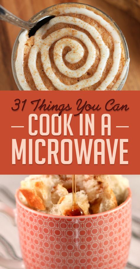 31 Microwave Recipes That Are Borderline Genius Dorm Food, College Cooking, Mug Recipes, Microwave Cooking, Microwave Recipes, I Love Food, Cooking And Baking, Love Food, Cookies Et Biscuits