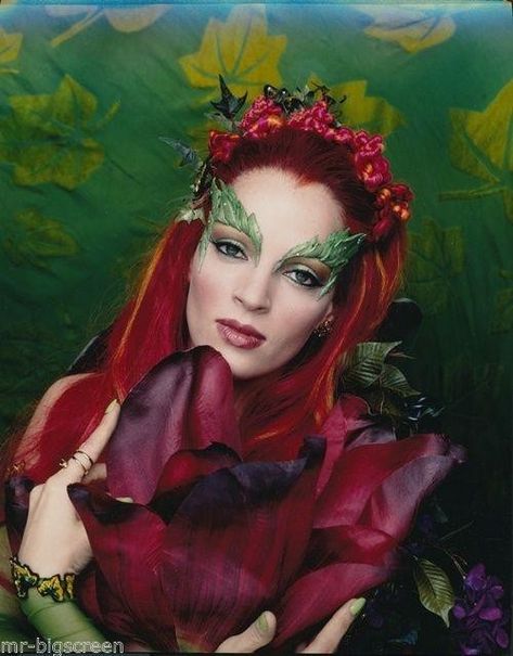 For sale is this original gallery photo of UMA THURMAN from BATMAN & ROBIN from 1997. It measures 8  x 10  and is in good condition. Combined shipping on items of the same size. Sold from collector to Uma Thurman Poison Ivy, Poison Ivy Makeup, Poison Ivy Halloween Costume, Ivy Costume, Poison Ivy Cosplay, Mermaid Cosplay, Poison Ivy Costumes, Poison Ivy Batman, Uma Thurman