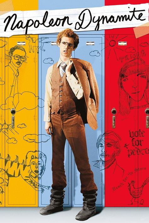 Movie Poster Template, Jon Heder, Haylie Duff, Iconic Lines, Napoleon Dynamite, Movie Prints, Cartoon Network Adventure Time, Comedy Central, Comedy Movies