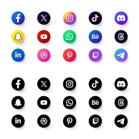 Social Media Logos Icons Png, Social Media Logos Png, Social Media Icons Png, Contact Logo, Logo Discord, Gaming Profile, Discord Logo, Comic Background, Gaming Profile Pictures