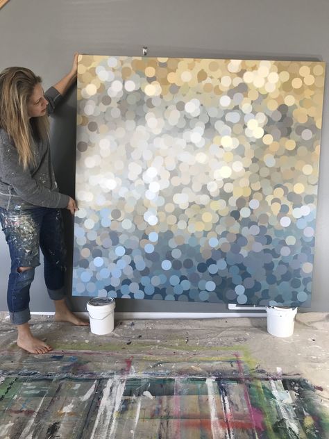 Top 5 Artist Tips for Painting Large — Rachelle Kearns Fine Art Rachelle Kearns, Big Little Canvas, Cubist Paintings, Colour Pallets, Canvas For Beginners, Acrylic Paint On Canvas, Ties That Bind, Amazing Artwork, Large Canvas Art