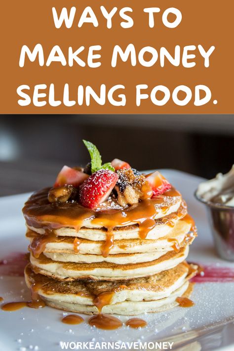 Find out how to make money from home baking and cooking yummy foods. Food Business From Home Ideas, How To Sell Food From Home, Sell Food From Home, Home Cooking Business, Food To Sell Ideas Make Money, Selling Food From Home, Home Catering, Food Business Ideas, Lunch Items