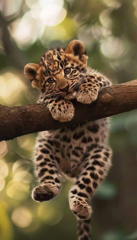 Leopard Cub, Wild Animals Pictures, Baby Animals Pictures, Pretty Animals, Cute Wild Animals, Wildlife Animals, Animal Photo, Cute Little Animals, Beautiful Cats