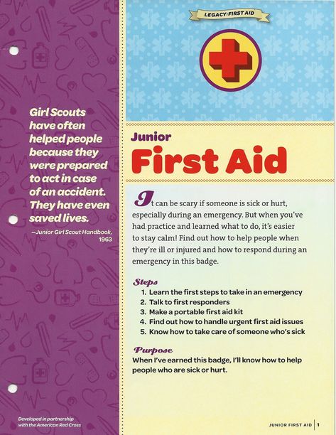 First Aid – Troop 7416 Junior Girl Scouts Activities, Girl Scout Badges Requirements, Cadette Girl Scout Badges, Junior Badges, Girl Scout Brownie Badges, Junior Girl Scout Badges, Girl Scout Troop Leader, First Aid For Kids, Girl Scout Patches