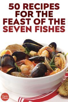 Italian Christmas Eve Dinner, Feast Of The Seven Fishes, Seven Fishes, Christmas Eve Dinner, Italian Christmas, Fish Dinner, Christmas Food Dinner, Christmas Menu, Seafood Dinner