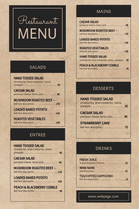 Restaurant Menus Aesthetic, Aesthetic Restaurant Menu Design, Vintage Restaurant Menu Design, Restaurant Menu Design Aesthetic, Patisserie Menu Design, Aesthetic Menu Template, Aesthetic Menu Design, Menu Aesthetic, Mc Cafe