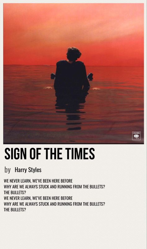 Harry Styles Sign Of The Times Poster, Sign Of The Times Poster, Sign Of The Times Aesthetic, Sign Of The Times Harry Styles, Harry Styles Singing, Song Posters, Harry Styles Songs, Poster Vintage Retro, Sign Of The Times