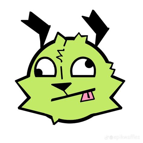 Scene Art Emo, Halloween Autumn Aesthetic, Emo Funny, Scene Pfp, Invader Zim Gir, Zim Gir, Epic Face, Y2k Scene, Emoji Drawings