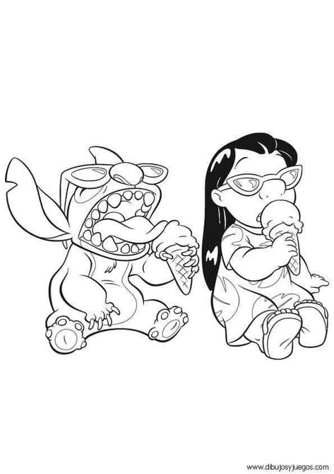 Lilo And Stitch Black And White, Lilo And Stitch Outline, Lilo And Stitch Sketch, Lilo And Stitch Tattoos, Lilo And Stitch Tattoo Ideas, Lilo Stitch Tattoo, Lilo And Stitch Drawing, Stitch Colouring, Stitch And Lilo