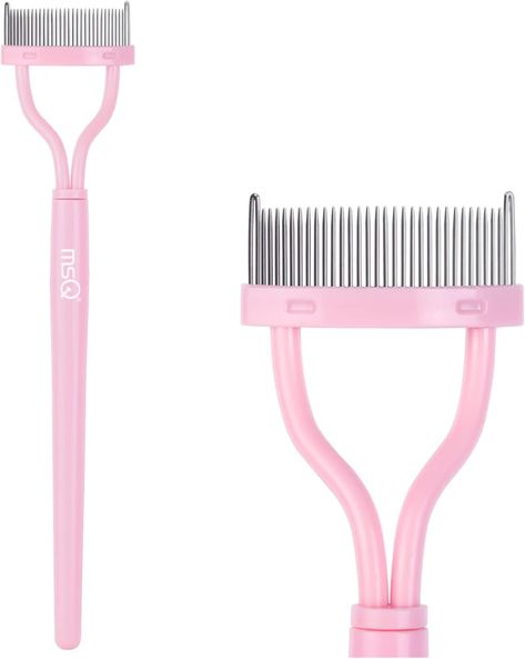 MSQ Eyelash Comb Eyelash Separator Makeup Mascara Applicator Comb with Cover False Eyelash Grooming Brushes Eyelash Brush Lash Separator Tool Lash Separator, Eyelash Separator, Eyelash Comb, Mascara Application, Eyelash Brush, Makeup Mascara, False Eyelashes, Comb, Eyelashes