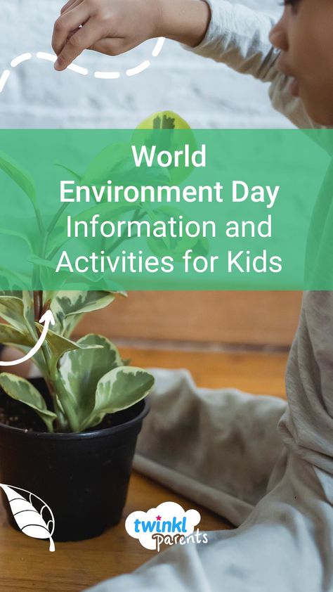 This #WorldEnvironmentDay why not try a range of World Environment Day activities for kids? Our blog has information and facts about World Environment Day, plus lots of ideas for activities for you and your child to mark this day at home. Be inspired today! #WorldEnvironmentDay Environment Day Activities For Kids, World Environment Day Activities Kids, World Environment Day Activities, Environment Day Activities, Facts About World, About World, World Environment Day, World Days, Environment Day