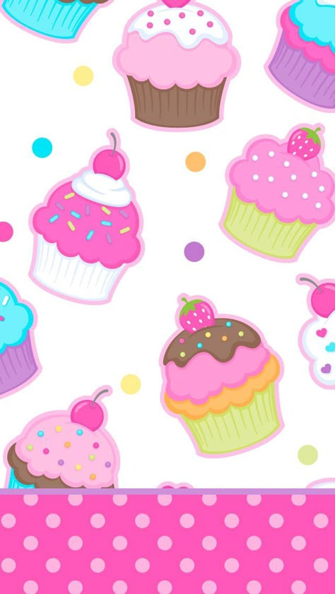 Wallpaper Cute Backgrounds For Ipad, Backgrounds For Ipad, Cupcake Wallpaper, Cupcakes Wallpaper, Art Kawaii, No Background, Kawaii Wallpaper, Cute Backgrounds, Cellphone Wallpaper