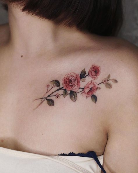 🌻 시온 on Instagram: “Rose and tea leaves on her shoulder.” Tea Rose Tattoo, Yellow Tea, Tea Rose, Tea Roses, Rose Tattoo, Tea Leaves, Tattoo Images, Flower Tattoos, Flower Tattoo