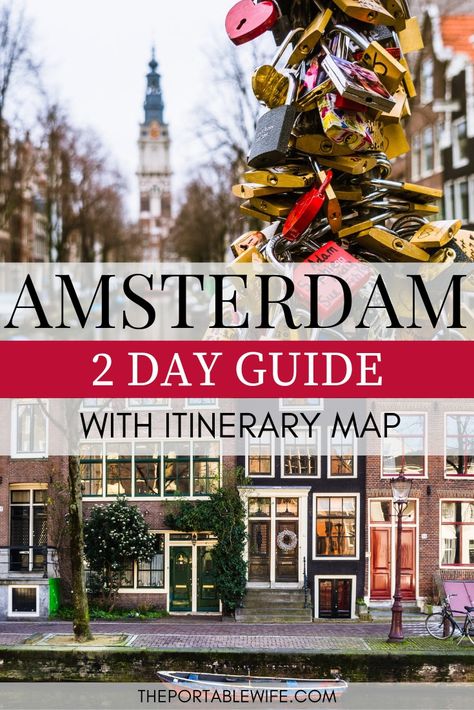 2 Days In Amsterdam, Amsterdam Vacation, Amsterdam Itinerary, Day Trips From Amsterdam, Amsterdam Travel Guide, Visit Amsterdam, Netherlands Travel, Amsterdam Travel, Amsterdam City