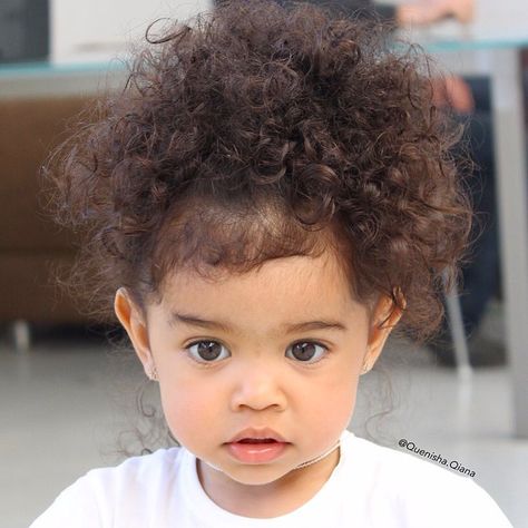 Quenisha Qiana, Biracial Babies, Curly Head, Tomorrow Is The Day, Cute Mixed Babies, Black Ponytail Hairstyles, Usa Baby, Adorable Babies, Mixed Kids