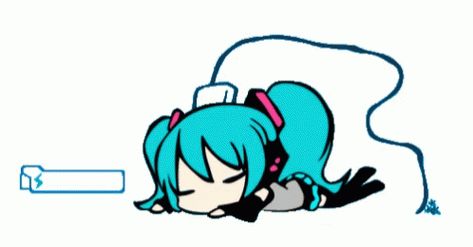 Miku Anime GIF - Miku Anime Charging Miku Discord Banner, Miku Gif, Sleeping Gif, Anime Computer Wallpaper, Miku Icon, Miku Hatsune Chibi, Charlotte Anime, Vocaloid Kaito, Miku Chan