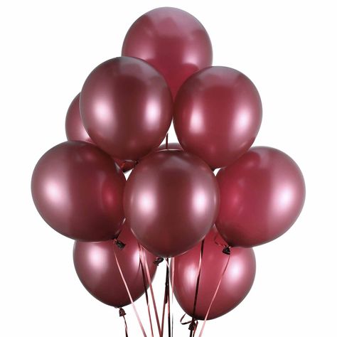 Burgundy Balloons, Kids Party Balloons, Champagne Balloons, Orange Balloons, Purple Coffee, Metallic Balloons, Bachelorette Party Decorations, Red Balloon, Arch Kit