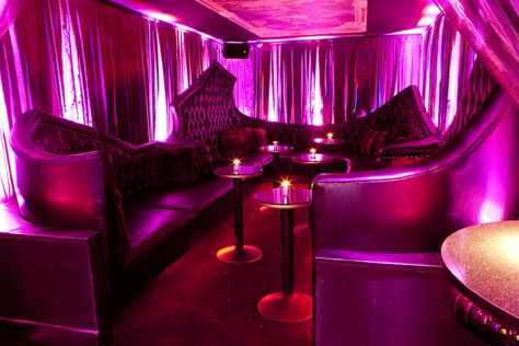 Night Club Vip Area, Gentlemans Club Aesthetic, Pink Club Aesthetic, Strip Club Interior, Burlesque Inspiration, Casino Aesthetic, Mafia Wife, Lounge Aesthetic, Club Interior