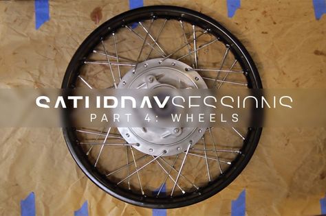 Motorcycle Restoration, Garage Bike, Motorcycle Repair, Bike Exif, Cafe Racer Build, Motorcycle Wheels, Moto Bike, Bike Wheel, Cool Motorcycles