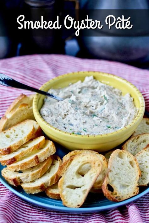 Smoked Oyster Pate, Oyster Dip Recipes, Smoked Oyster Dip, Smoked Oyster Recipes Canned, Smoked Oyster Recipes, Oyster Appetizers, Smoked Clams, Oyster Dip, Oysters Recipes