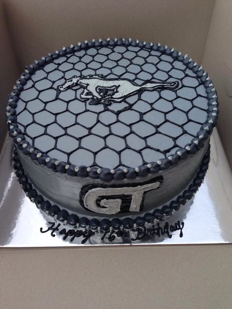 Mustang lovers! Mustang Party Ideas, Mustang Theme Party, Mustang Birthday Party Ideas, Ford Mustang Birthday Party Ideas, Mustang Cake Ideas, Mustang Cakes For Men, Mustang Birthday Cake, Ford Mustang Cakes For Men, Ford Mustang Cake