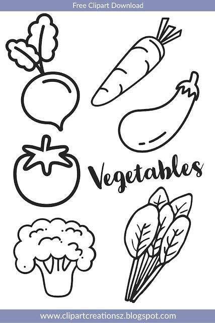 Vegetables Images Food Glorious Food, Vegetable Coloring Pages, Burgers And Fries, Garden Coloring Pages, Vegetable Pictures, Kids Vegetables, Food Coloring Pages, Tomato Vegetable, Leafy Vegetables