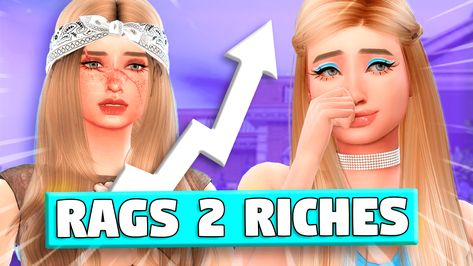 Rags To Riches Sims 4, Sims 4 Rags To Riches, Disney Princess Challenge, Sims 4 Nails, Ombre Dreads, Hogwarts Uniform, Sims 4 Cheats, Disney Challenge, Sims 4 Challenges