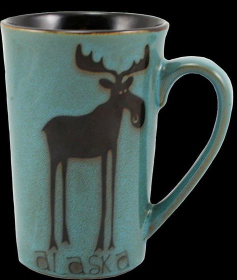 Tongass Trading Company | Alaska Souvenirs Leggy Moose Mug Henn Kim, Alaskan Artist, Moose Lodge, Moose Mug, Moose Decor, Lodge Decor, Mug Collection, Cabin Fever, Cabin Ideas