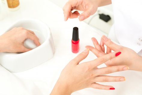 Manicure process closeup | Premium Photo #Freepik #photo #background #hand #woman #fashion Fashion Sale Banner, Holiday Nails Winter, City Nails, Best Nail Salon, Happy Nails, Holiday Beauty, Nail Services, Nail Bar, Manicure Y Pedicure