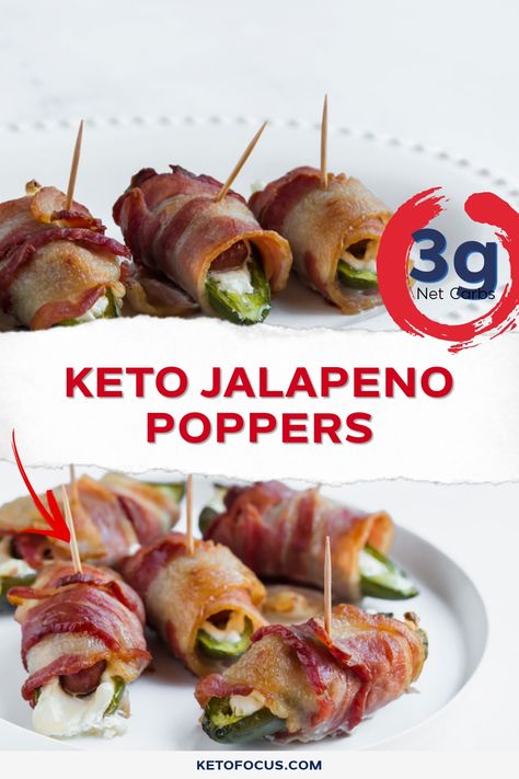 Jalapeños Poppers, Keto Jalapeno Poppers, Keto Jalapeno, Jalapeño Poppers, Poppers Recipe, Low Carb Appetizers, Keto Friendly Desserts, Low Carb Breakfast Recipes, Jalapeno Poppers