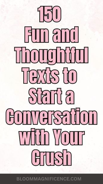 Make your texts more exciting with 150 conversation starters texting crush. Click to find the perfect questions and topics to keep the chat fun and engaging! Questions To Get To Know Someone Crush, Cute Things To Text Your Crush, Conversation Starters Texting Crush, Conversation Starters Texting, What To Text Your Crush, Crush Conversation Starters, Texting Crush, Texting Your Crush, Questions To Ask Your Crush