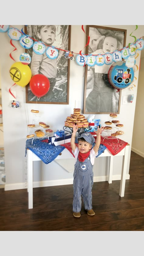 Trains Birthday Party Theme, Train Park Birthday Party, Train Birthday Activities, Train 3rd Birthday Party Boys, Train First Birthday Party, Thomas Train Birthday Party, Train Party Ideas, Train 3rd Birthday Party, Train Themed Birthday Party