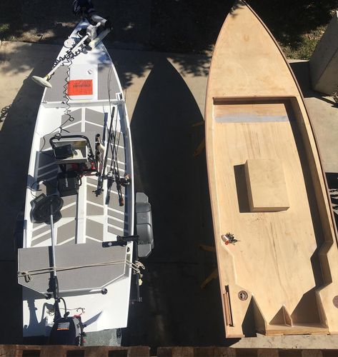 1 skiff 2 skiff | Skiff Life - Fishing  Boating Articles, Classifieds, Photos and Video Ocean Fishing Boats, Fishing Canoe, Kayak Fishing Diy, Wood Boat Building, Center Console Fishing Boats, Bass Fishing Boats, Small Fishing Boats, Wood Boat Plans, Plywood Boat Plans