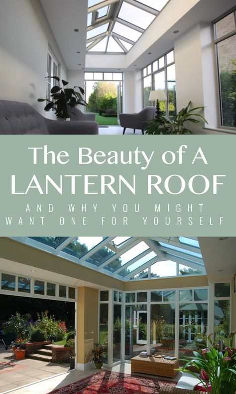 Roof lanterns are an aesthetically pleasing and practical feature which will add value to your home or business. However, the title can be confusing so you may still be asking; “What is a roof lantern?” #rooflantern #orangeryroof #conservatory #orangery #glassroof #glassinsetroof #roofwindows #veluxwindows #homeinspiration #homedecor #gardenroom #glassbuilding #homeextension Roof Lanterns, Lantern Roof Light, Conservatory Roof Replacement, Orangery Roof, Velux Windows, Conservatory Roof, Three Season Room, Glass Building, Roof Lantern