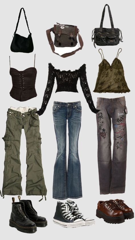 #outfitinspo #outfit #outfits #grunge #falloutfits #falloutfit #y2k #vintage #vintagefashion #grungecore #fashion #fashioninspo #fairycore Grunge Hippie Outfits, Grunge Fairycore Outfits, Fairy Grunge Outfit, Fairy Core Outfits, Fairycore Outfit, Earthy Outfits, Causual Outfits, Fashion Inspiration Design, Hippie Outfits