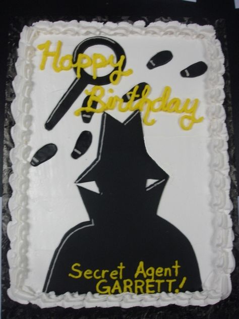 Confetti Party Theme, Spy Cake, Secret Agent Birthday, Secret Agent Party, Spy Birthday Parties, Detective Party, Spy Party, Spy Kids, Blue Zone