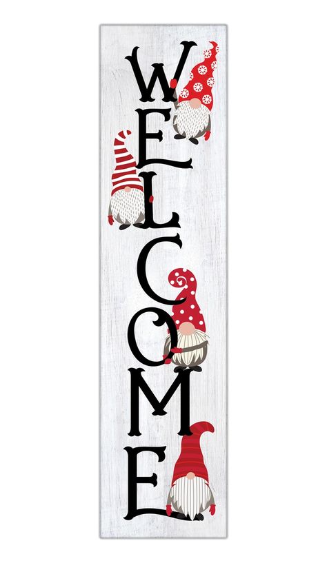 Winter Woodworking - Ready for more awesome designs? - Click to visit for more. Do It NOW!! Gnomes Wood Signs, Welcome Gnome Sign, Welcome Gnome Wood Sign, Gnome Welcome Sign Diy, Winter Welcome Signs For Porch, Gnomes Signs, Welcome Christmas Sign, Christmas Welcome Signs, Gnome Welcome Sign