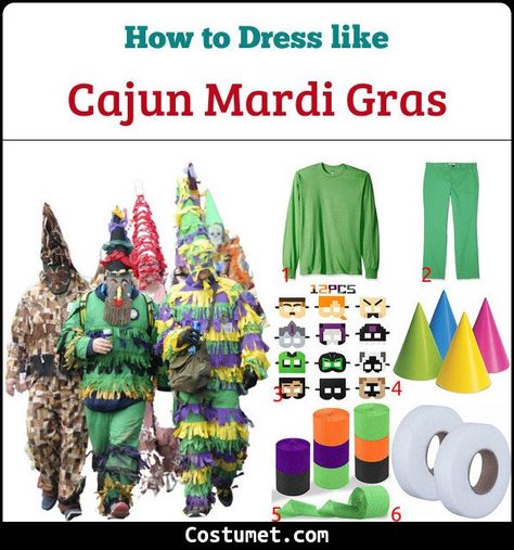 Mardi Gras Pants Diy Cajun, Mardi Gras Outfits Men, Mardi Gras Diy, Cone Hat, Full Body Costumes, Mardi Gras Costumes, Mardi Gras Shirt, Ash Wednesday, Costume For Halloween