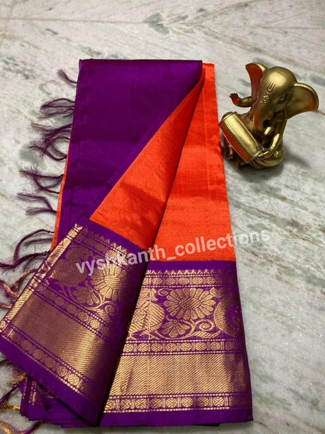 For bookings plz WhatsApp: 9346105747 #kuppadamsarees #ikkat #ikkatsarees #pochampallysarees #pattusarees #traditionalwear #uppadasilk #kuppadamsilk #weddingcollection #sicosarees #southindiansareee #sarees #kanchisarees #bridalsarees #lahengas #duppatas #kanchisarees Latest Pattu Sarees Color Combination, Pattu Sarees Color Combinations, Orange Pattu Saree, Saree Combinations Color Combos, Mangalagiri Pattu Sarees, Saree Combination, Latest Pattu Sarees, Mangalagiri Sarees, Saree Color Combinations