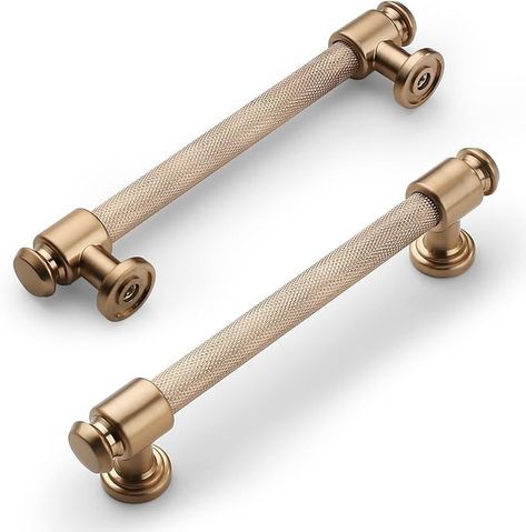 Amerdeco 6 Pack Knurled Champagne Bronze Cabinet Pulls 5 Inch(128MM) Hole Center Kitchen Cabinet Handles for Drawer Cupboard and Wardrobe ZH0037 - Amazon.com Main Door Handle, Bronze Cabinet Pulls, Drawer Cupboard, Brass Cabinet Handles, Bronze Cabinet, Cupboard Wardrobe, Brass Cabinet, Kitchen Cabinet Handles, Champagne Bronze