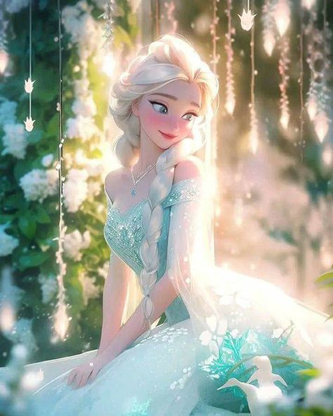 Elsa Artwork, Elsa Anime, Disney Frozen Elsa Art, Disney Princess Artwork, Disney Princess Makeover, Disney Princess Fan Art, Disney Princess Fashion, Disney Princess Images, Princess Pictures